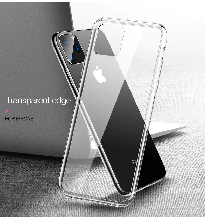 Bộ 2 ốp lưng dẻo silicon cho iPhone 11 Pro (5.8 inch) hiệu Ultra Thin (siêu mỏng 0.6mm, chống trầy, chống bụi) - Hàng nhập khẩu