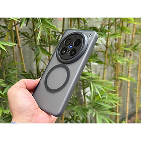 Ốp lưng nhám chống vân tay cho ViVo X200Pro  - X200Ultra , ốp chống sốc Likgus có sạc nam châm từ tính – hàng chính hãng