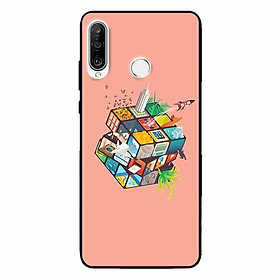 Ốp lưng in cho Huawei P30 Lite Rubik Cube
