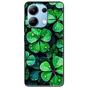 Ốp lưng Redmi 9T - 13C - 13 4G - Redmi Note 13 4G - Note 13 Pro 4G - Note 13 Pro 5G - Cỏ May Mắn - Hàng Chính Hãng