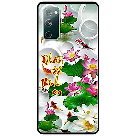 Ốp lưng dành cho Samsung A90 - Samsung S20 FE mẫu Thư Pháp Nhẫn Sen