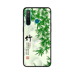 Ốp Lưng in cho Realme Q Mẫu Tranh Nền Tre - Hàng Chính Hãng