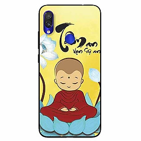 Ốp lưng in cho Xiaomi Redmi Note 7 Mẫu Tâm Chú Tiểu