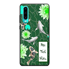 Ốp in cho Huawei P30 Cá Koi Mộc - Hàng chính hãng