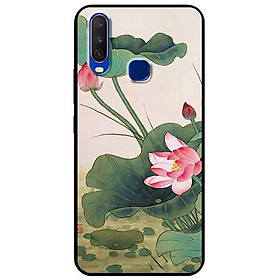 Ốp lưng in cho Vivo Y12/Y15/Y17 Mẫu Sen Vươn Lên
