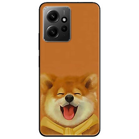 Ốp lưng cho Xiaomi Redmi 12 4G - Redmi Note 12 4G - Redmi Note 12 Pro 4G - 12 Pro 5G - Cún Cười - Hàng Chính Hãng