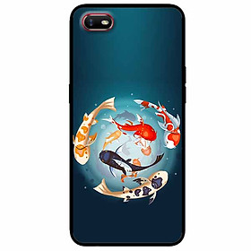 Ốp lưng in cho Oppo A1K Mẫu Koi Vây Quanh