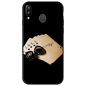 Ốp lưng cho Samsung Galaxy M20 nền đen ách 1 - Hàng chính hãng