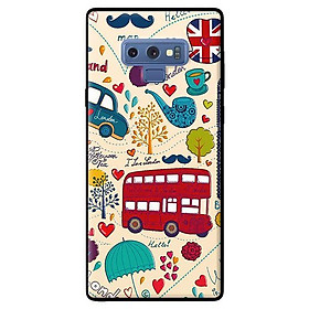 Ốp in cho Samsung Galaxy Note 9 Họa Tiết Xe Buýt - Hàng chính hãng