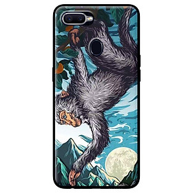 Ốp in cho Oppo F9 Khỉ Đu Cây - Hàng chính hãng