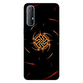 Ốp lưng dành cho Oppo Reno 3 Pro mẫu Năng Lượng Đỏ Đen