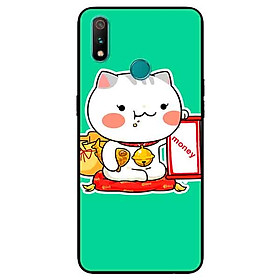 Ốp Lưng in cho Realme 3 Mẫu Mèo May Mắn 4 - Hàng Chính Hãng