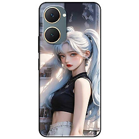 Ốp lưng cho Vivo Y03 - Y03T - Y18 - Y18S - Y18T - Y27 5G - Y28 4G - Y36 - Cô Gái Quyến Rũ - Hàng Chính Hãng