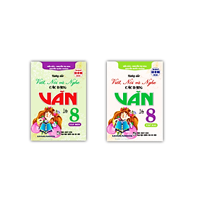 Sách - Combo Hướng dẫn viết, nói và nghe các dạng văn 8 - tập 1 + 2 (dùng chung cho các bộ sgk hiện hành)