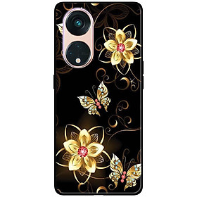 Ốp lưng dành cho Oppo Reno 8T 4G - Reno 8T 5G - Reno 10 5G - Reno 10 Pro 5G - Bướm Hoa Vàng - Hàng Chính Hãng