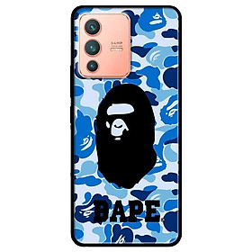 Ốp lưng dành cho Vivo V23 5G / S12 - Vivo Y15s / Y15A mẫu Bape Xanh Có Chữ