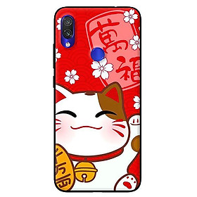 Ốp in cho 	Xiaomi Redmi Note 7 Mèo Cười - Hàng chính hãng