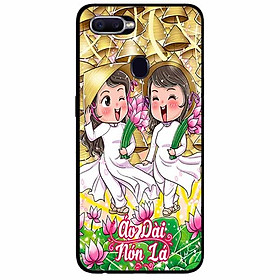 Ốp lưng in cho Realme 2 Mẫu Đôi Bạn Áo Dài