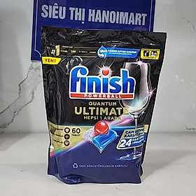 Viên rửa bát chén Finish Quantum max 60 viên siêu cao cấp