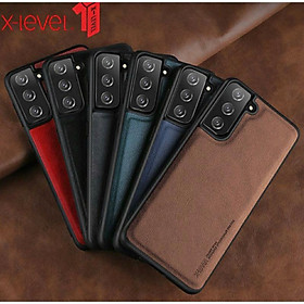 Ốp lưng cho Samsung Galaxy S24 Fe , S20 FE , S21 FE , S23 FE hiệu X-Level da PU chống sốc chống bám bẩn chống vân tay,  siêu bền - hàng nhập khẩu 