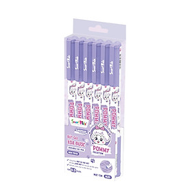 Hộp 12 bút Gel Xoá Được SmartKids EG01 0.5 mm Pommy - Mực Tím