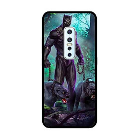 Ốp Lưng in cho Vivo V17 Pro Mẫu Báo Đen - Hàng Chính Hãng