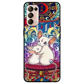 Ốp lưng dành cho Oppo Reno 5 mẫu 12 Con Giáp Tí