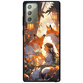 Ốp lưng cho Samsung Note 10 - Note 10 Plus - Note 20 - Note 20 Ultra - Cô Gái Và Cáo - Hàng Chính Hãng
