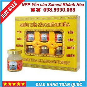 Yến sào Sanest Khánh Hoà - Hộp 6 Lọ 70 ML 21%