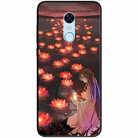 Ốp lưng dành cho Xiaomi Redmi Note 5 ( Redmi 5 Plus ) mẫu Thả Hoa Đăng