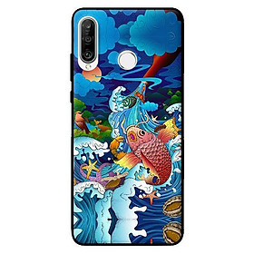 Ốp in cho Huawei P30 Lite Mưa Cá Chép - Hàng chính hãng