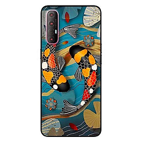 Ốp lưng dành cho Oppo Reno 3 Pro mẫu Cá Koi Đen