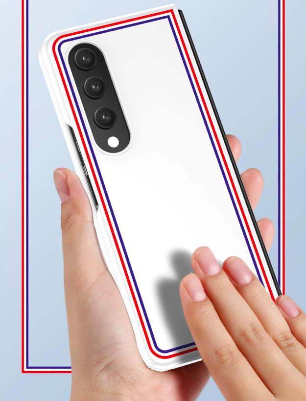 Ốp lưng dành cho Samsung Galaxy Z Flold 3, Z Fold 4 chính hãng Likgus sơn mờ chống sốc bảo vệ toàn diện - Hàng nhập khẩu