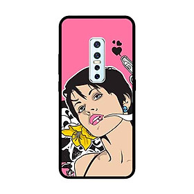 Ốp Lưng in cho Vivo V17 Pro Mẫu Cô Gái Tính Cách - Hàng Chính Hãng