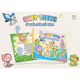 Sách Tô Màu - Baby Three Ở Thế Giới Cổ Tích - Minh Thắng