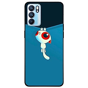 Ốp lưng dành cho Oppo Reno 6 - Reno 6 Z mẫu Mèo Cầu Cứu