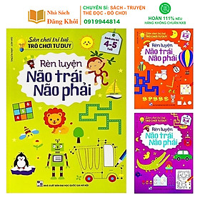 Sách - Sân chơi trí tuệ trò chơi tư duy rèn luyện não trái não phải dành cho trẻ từ 3-6 tuổi (lẻ 1c)