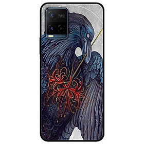 Ốp lưng dành cho Vivo Y21 - Vivo Y21s mẫu Chú Chim Cầm Hoa