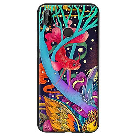 Ốp in cho Huawei Nova 3E Cá Rồng - Hàng chính hãng
