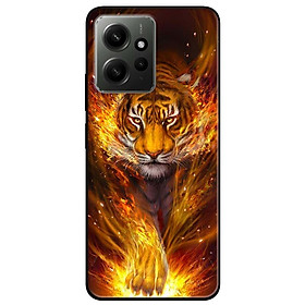 Ốp lưng dành cho Redmi Note 12 - Redmi Note 12 Pro 4G - Redmi Note 12 Pro 5G - Tranh Hổ Lửa - Hàng Chính Hãng