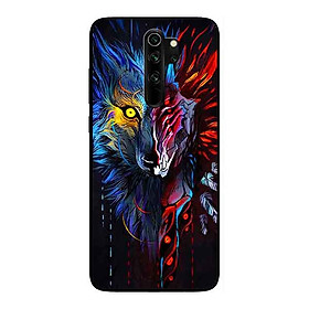 Ốp Lưng in cho Xiaomi Redmi Note 8 Pro Mẫu Sói Nhiều Màu - Hàng Chính Hãng