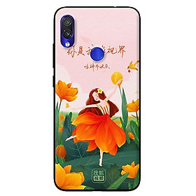 Ốp lưng in cho Xiaomi Redmi Note 7 mẫu Cô Gái Múa - Hàng chính hãng