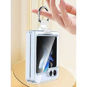 Ốp lưng trong cho samsung  Z Flip 5 có vòng treo ( không ố vàng ) chính hãng Likgus - hàng nhập khẩu 