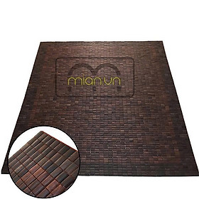 Chiếu Gỗ Trắc Miếng Cao Cấp - Kích Thước 1,6mx2m ( video , hình thật )