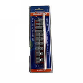 BỘ 10 ĐẦU TUÝP 1/4" WST4410 WADFOW - HÀNG CHÍNH HÃNG