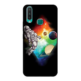 Ốp Lưng in cho Vivo Y15 Mẫu Ngoài Không Gian - Hàng Chính Hãng