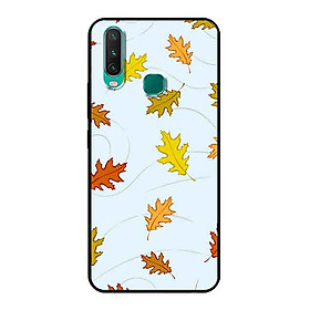 Ốp Lưng in cho Vivo Y15 Mẫu Lá Mùa Thu - Hàng Chính Hãng