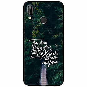 Ốp lưng in cho Huawei Nova 3i Mẫu Tìm Về Nơi Xa