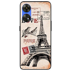 Ốp lưng dành cho Oppo Reno 8T 4G - Reno 8T 5G - Reno 10 5G - Reno 10 Pro 5G - Tem Paris - Hàng Chính Hãng
