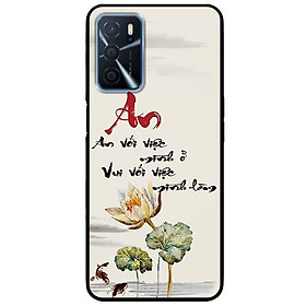 Ốp lưng dành cho Oppo A16 mẫu An Sen Trắng